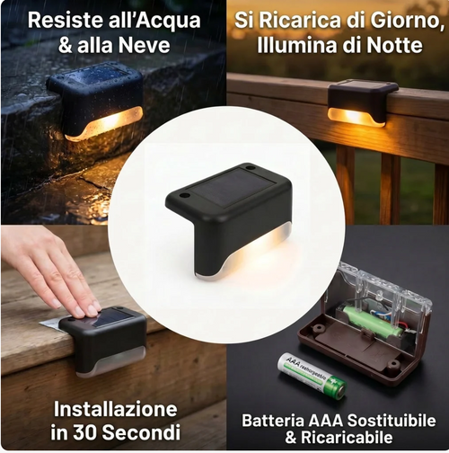Lampada solare da esterno luna lux